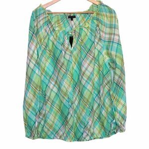 NWT Lane Bryant Lightweight Long Sleeve Blouse Size 14 / 16